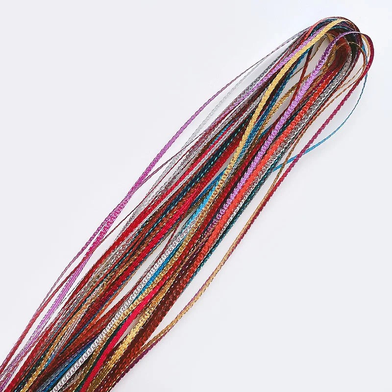 Accessoires cheveux - accessoires pour tresses africaine- accessoire pour tresse - fil pour tresses - décoration pour tresses - fil brillants