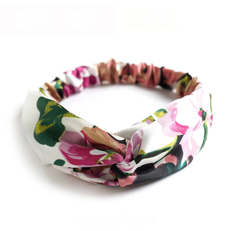 Bandeau cheveux - Tressé - Coloré