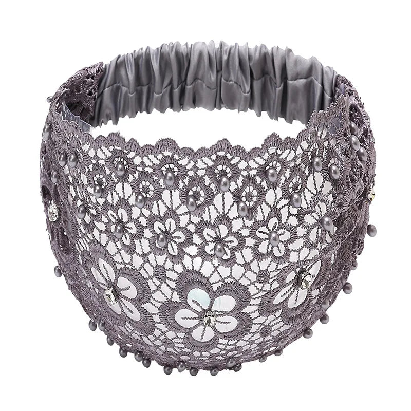 Bandeau cheveux - Dentelle colorée - Cheveu Soyeux