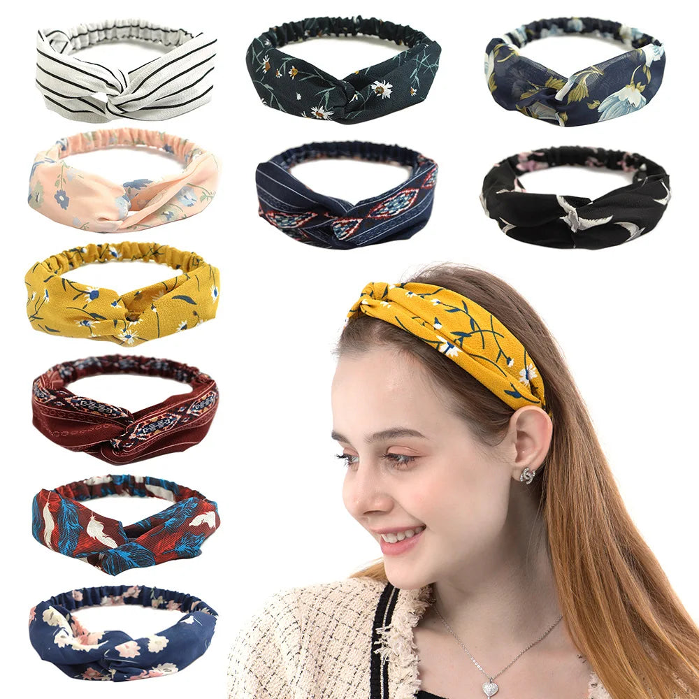 Bandeau cheveux - Tressé - Coloré