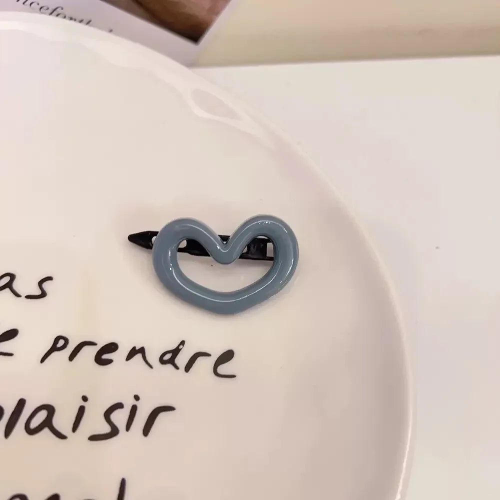 Barette cheveux - Coeur creux - Cheveu Soyeux