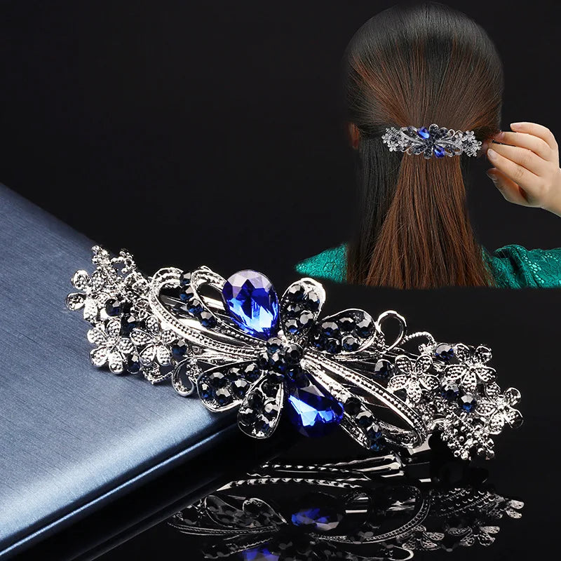 Barrette cheveux- Clip et strass