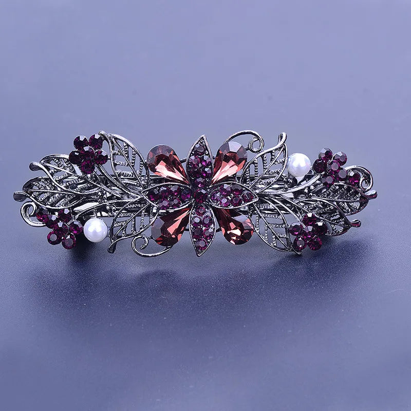 Barrette cheveux- Clip et strass