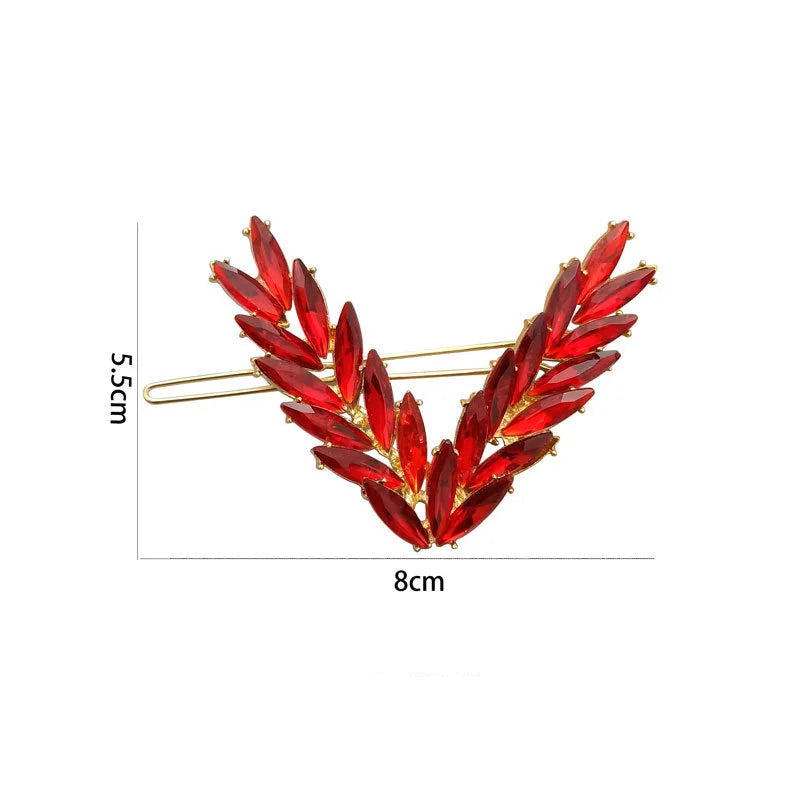 ✨ Barrette Cheveux Cristal en V – Élégance Chic & Glamour