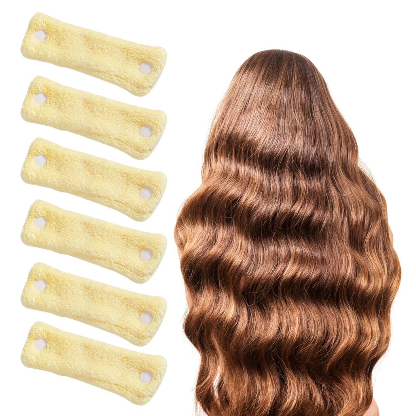 Bigoudis pour cheveux -Pour boucles sans chaleur - Cheveu Soyeux