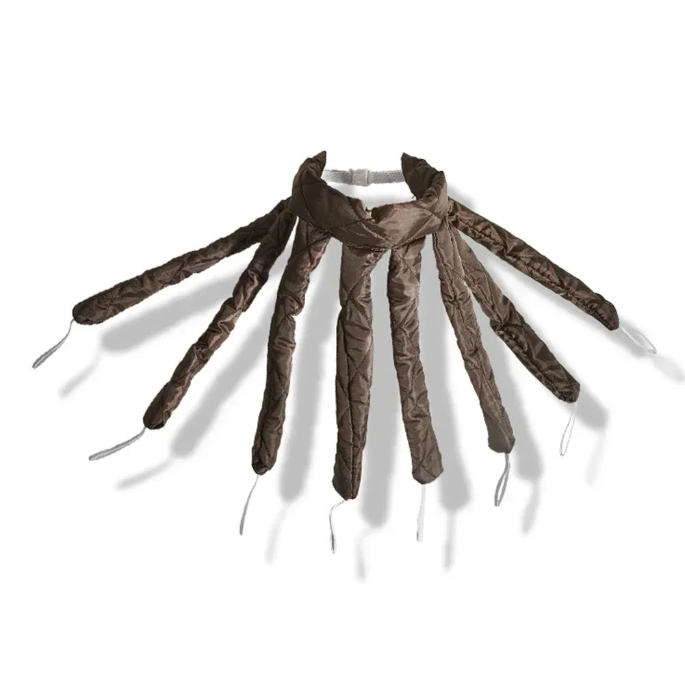 Bandeau boucleur sans chaleur - Bigoudis marron doux pour cheveux naturels et soyeux