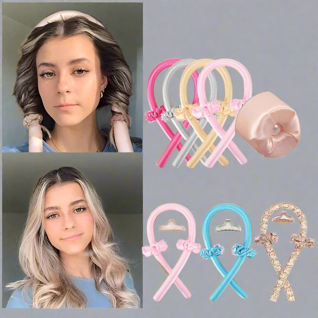 Bigoudis pour cheveux - Boucles sans chaleur
