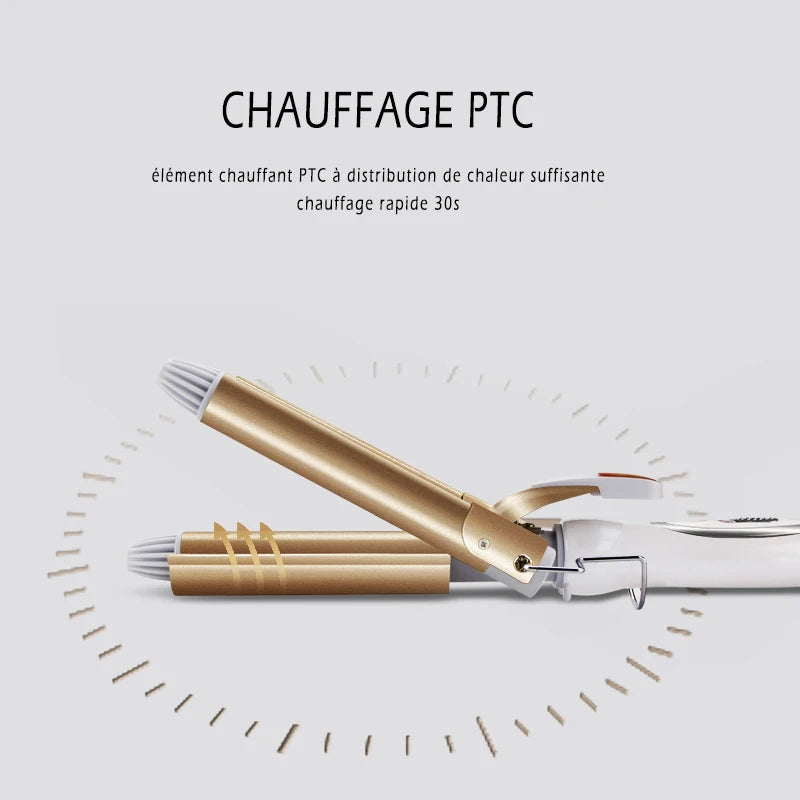 Fer à lisser céramique pour boucles naturelles et coiffure professionnelle à domicile