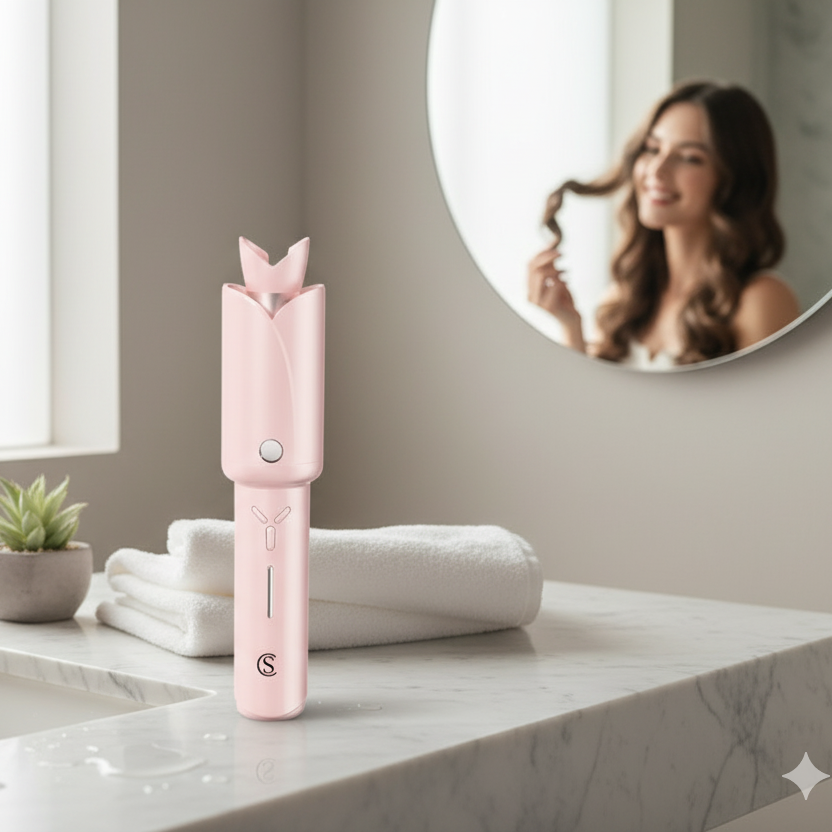 Boucleur-Automatique-Sans Fil - Cheveu Soyeux