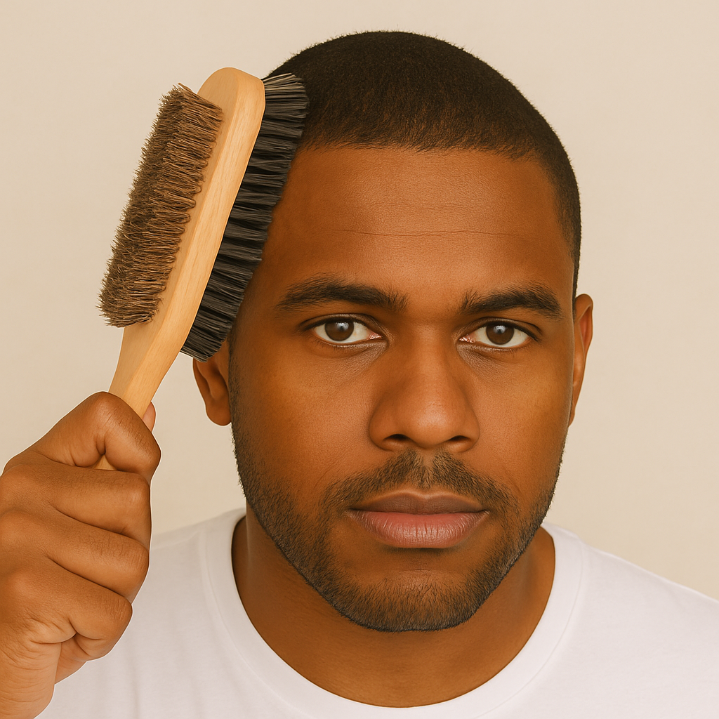 Brosse cheveux bouclés-Double face