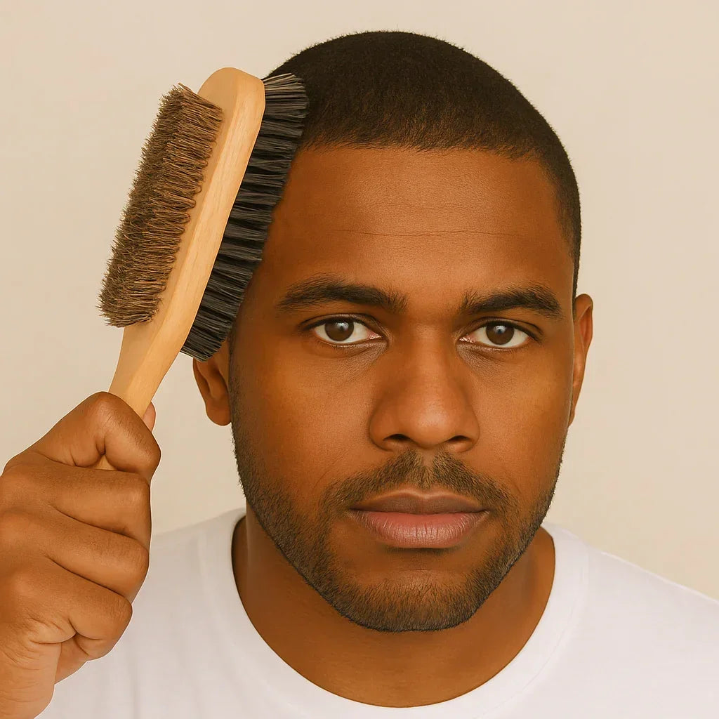 Brosse cheveux bouclés-Double face - Cheveu Soyeux