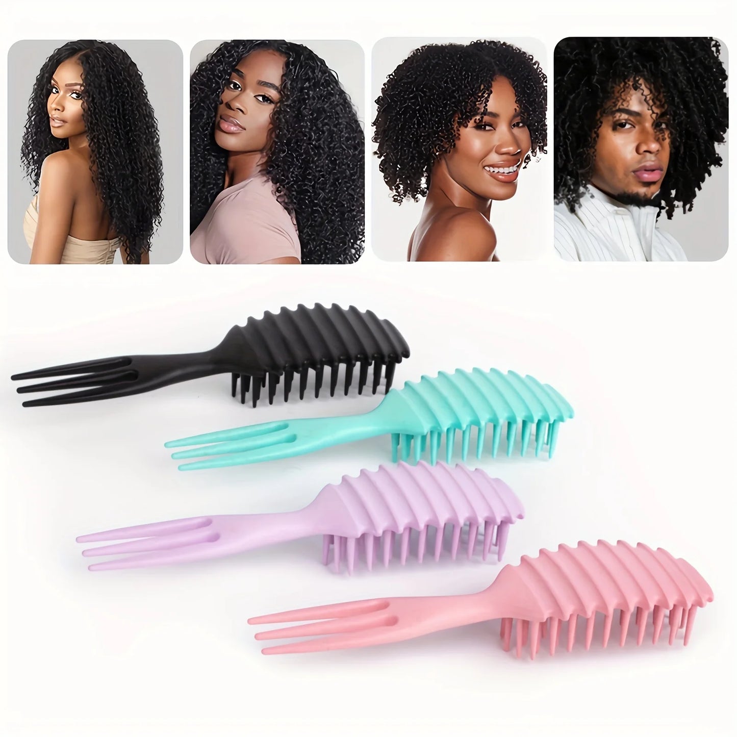 Brosse pour cheveux - Peigne - 2 en 1 - Cheveu Soyeux