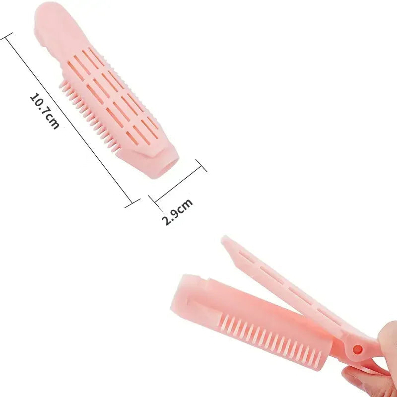 Clip volumateur cheveux naturel 10 cm en plastique, sans dommage