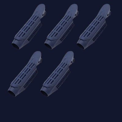 Lot de 5 bigoudis clips volumateurs cheveux racines, outil coiffure DIY, bleu marine