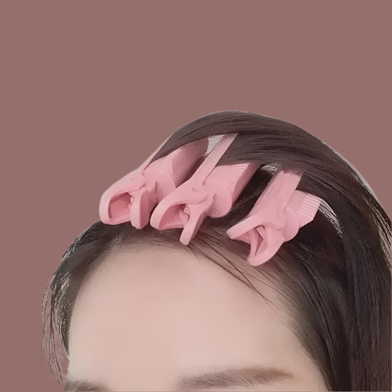 Utilisation de clips volumateurs pour donner du volume aux racines sans chaleur