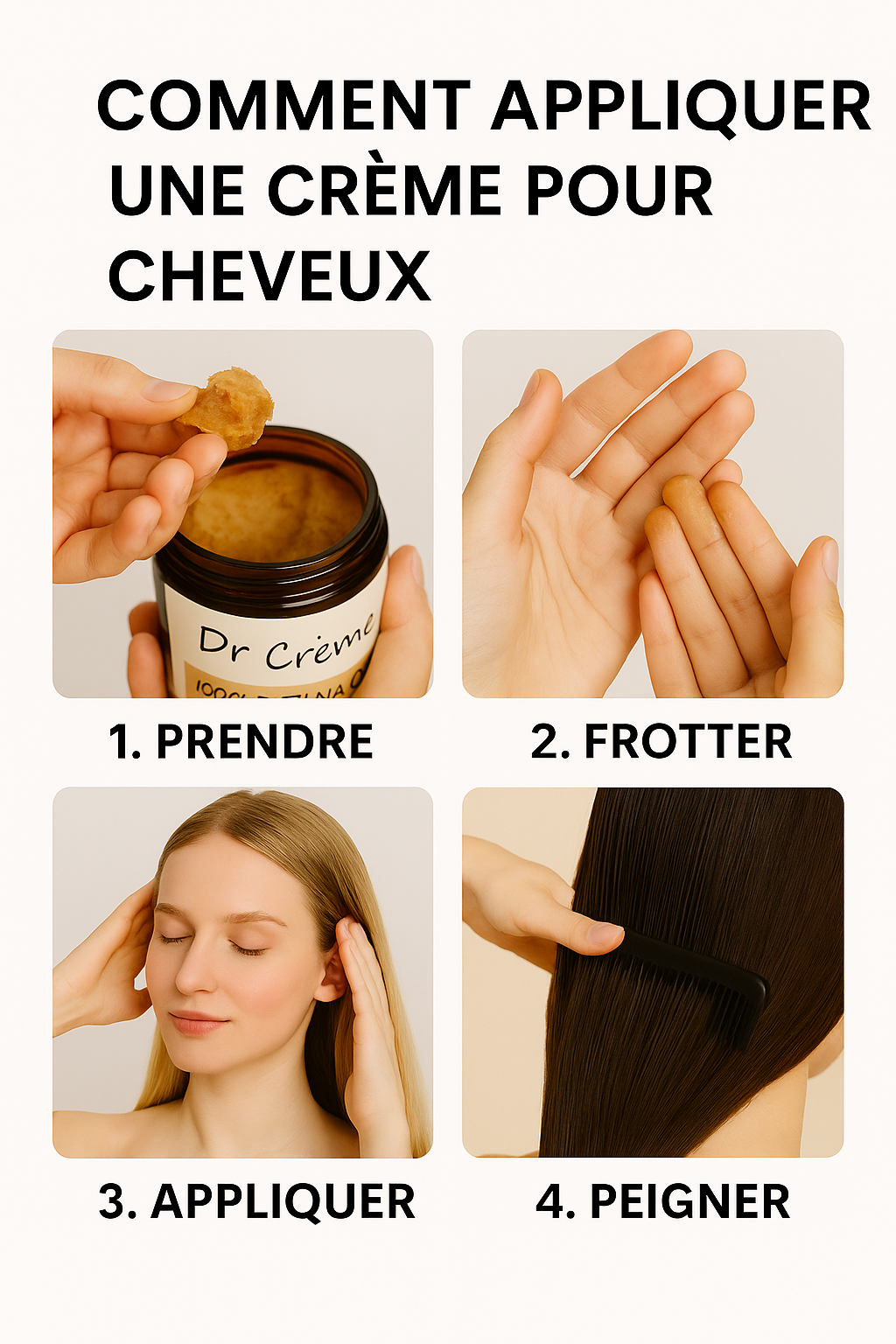 Masque hydratant cheveux soyeux -Nourissant - Cheveu Soyeux