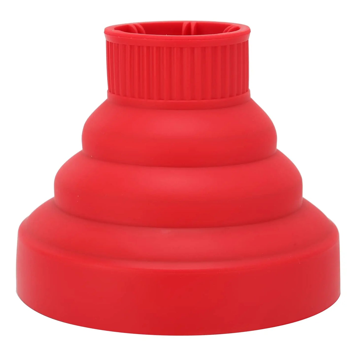 Diffuseur rouge pour sèche-cheveux – conçu pour diffuser la chaleur uniformément, préserver la texture des boucles et apporter un volume naturel sans friser