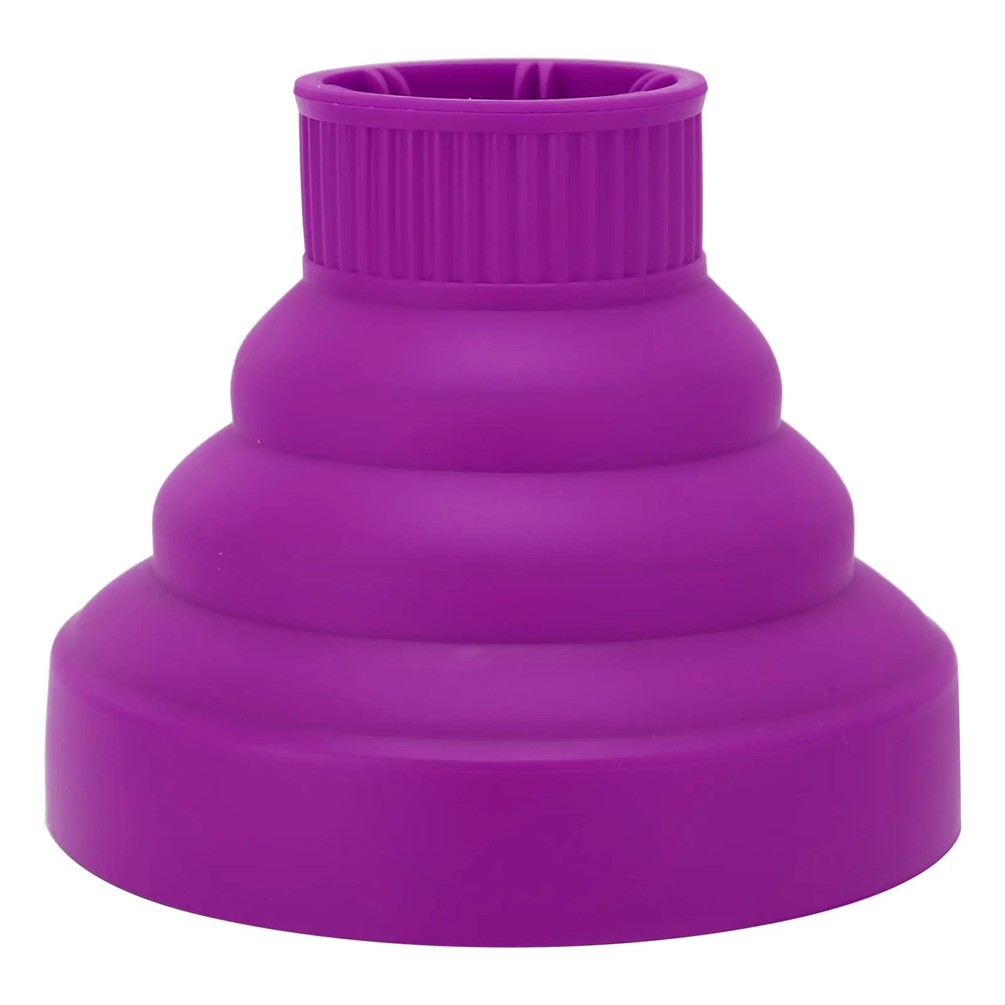 Diffuseur violet pour sèche-cheveux – conçu pour diffuser la chaleur uniformément, préserver la texture des boucles et apporter un volume naturel sans friser