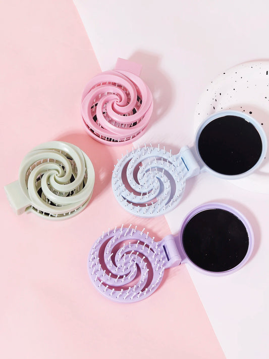 Brosse Ă  cheveux - De poche - Voyage - Cheveu Soyeux