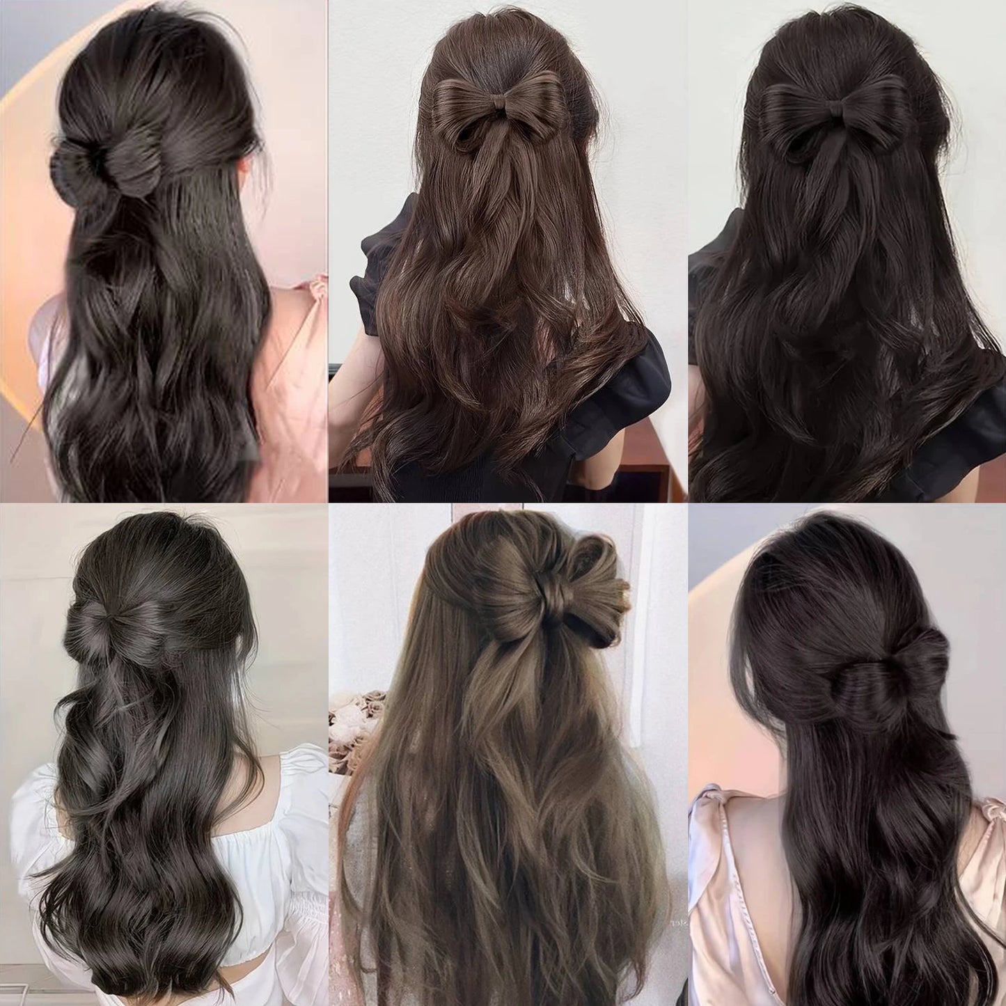 Extension cheveux - Pince nœud papillon - Cheveu Soyeux