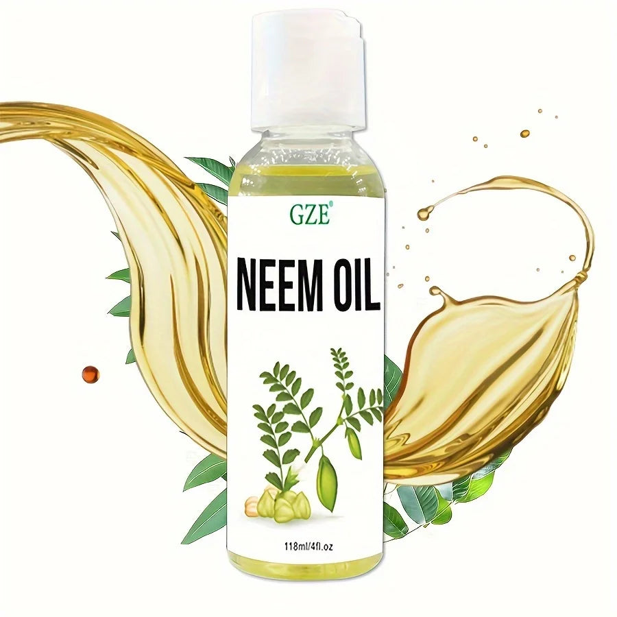 Huile de Neem Cheveux – Soin Naturel Pressé à Froid 118ML