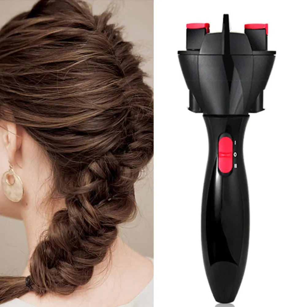 Accessoire pour coiffure - Machine a tresser cheveux - Cheveu Soyeux
