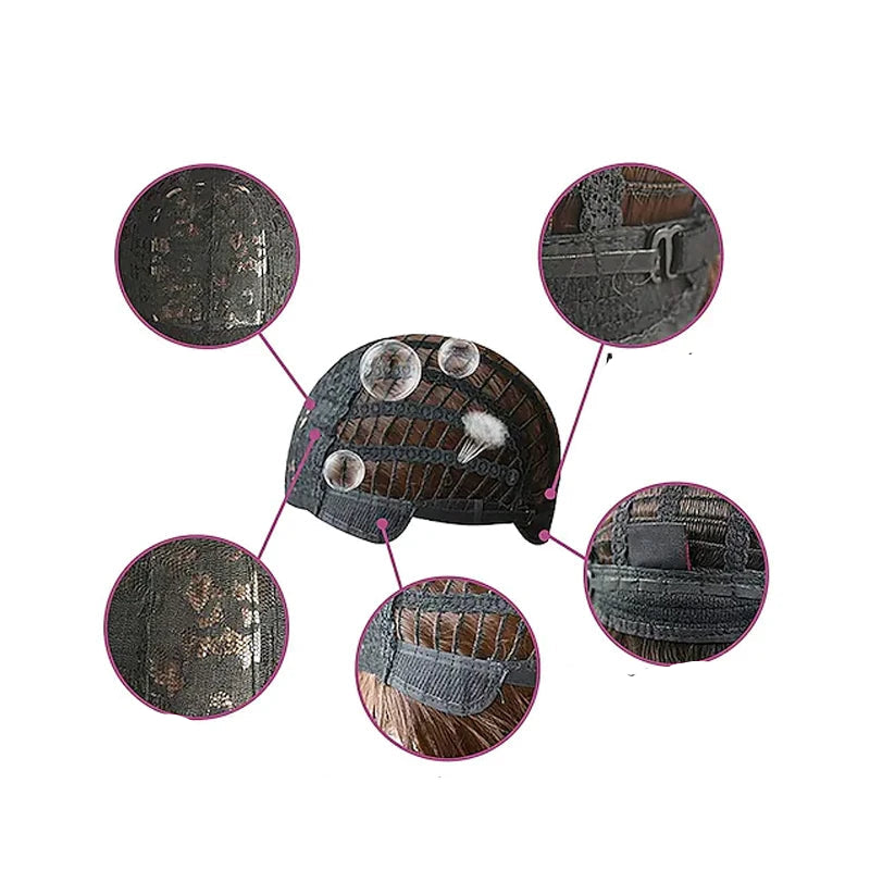 Perruque - Longue -Lisses colorés - Cheveu Soyeux