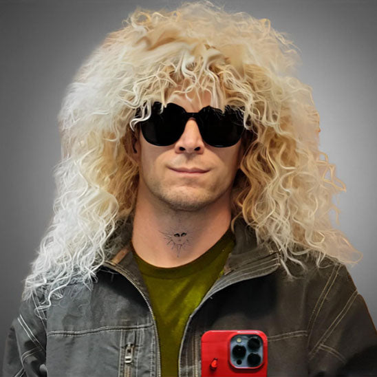 Perruque -Perruque années 70 80 - Cheveu Soyeux