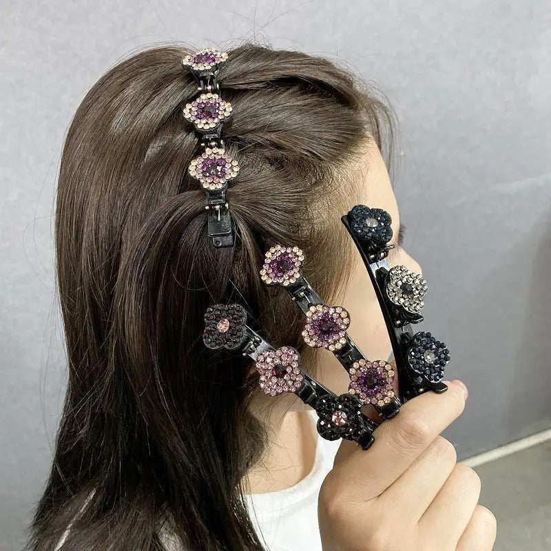 Pince Ă  cheveux - Pince clip - Strass - Cheveu Soyeux