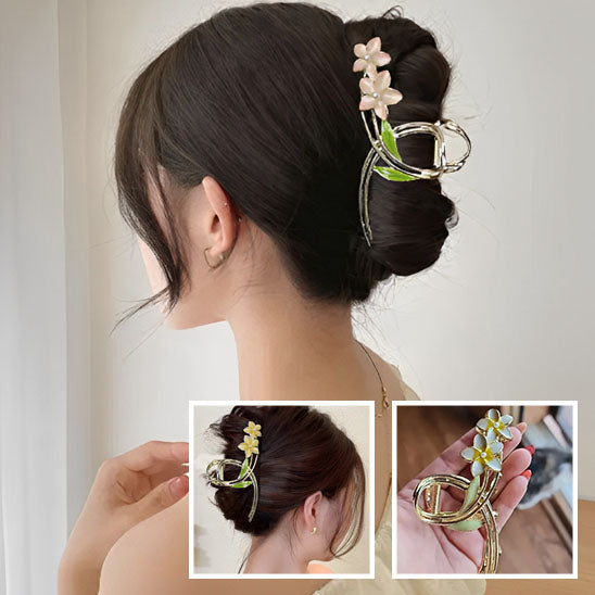 Pince Ă  cheveux - Fleur - Cheveu Soyeux