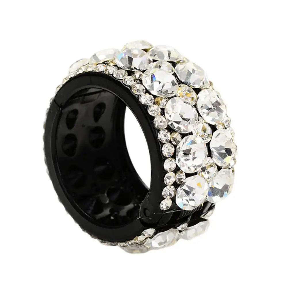 Chouchou cheveux - Rigide - Strass chic - Cheveu Soyeux