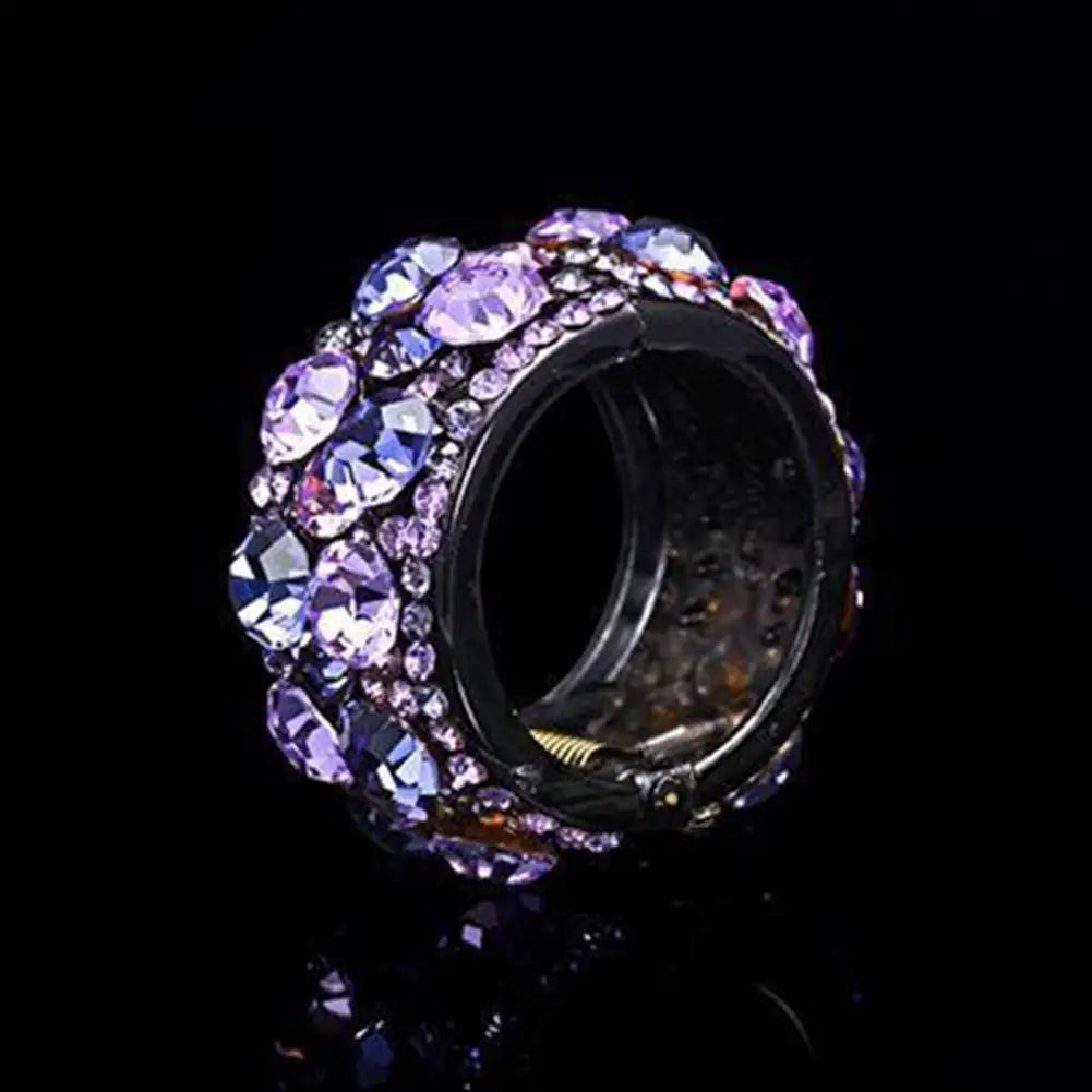 Chouchou cheveux - Rigide - Strass chic - Cheveu Soyeux