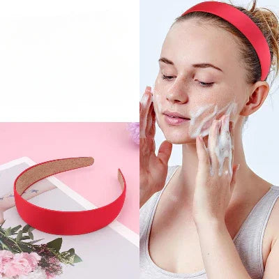 Serre tête satin- SilkBand™ - Rouge vif - Cheveu Soyeux