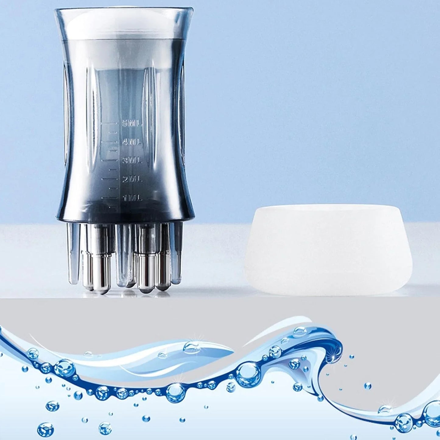 Applicateur d'Huile pour Cheveux- Bleu - Cheveu Soyeux