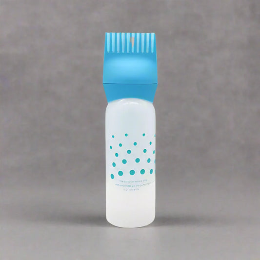Applicateur d'Huile pour Cheveux - Bleu - Cheveu Soyeux