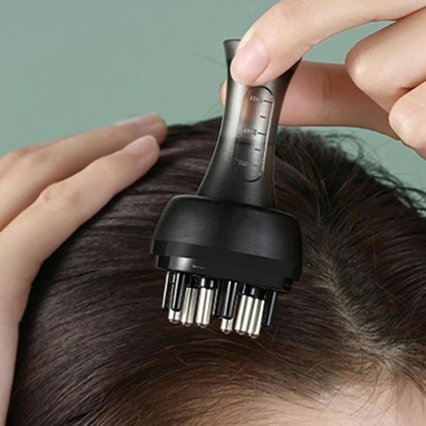 Applicateur d'Huile pour Cheveux - HairFlow™ - Noir - Cheveu Soyeux