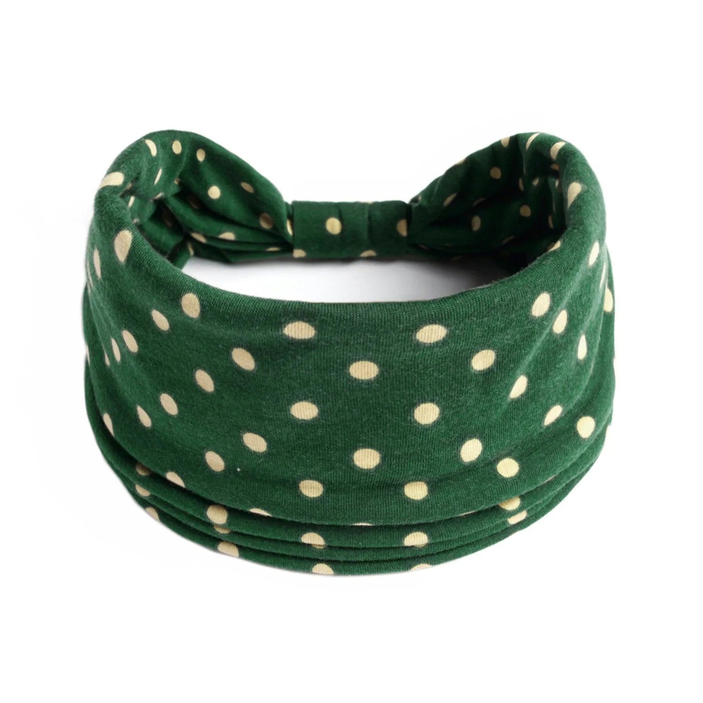 Bandeau pour cheveux - Large - A pois - Cheveu Soyeux