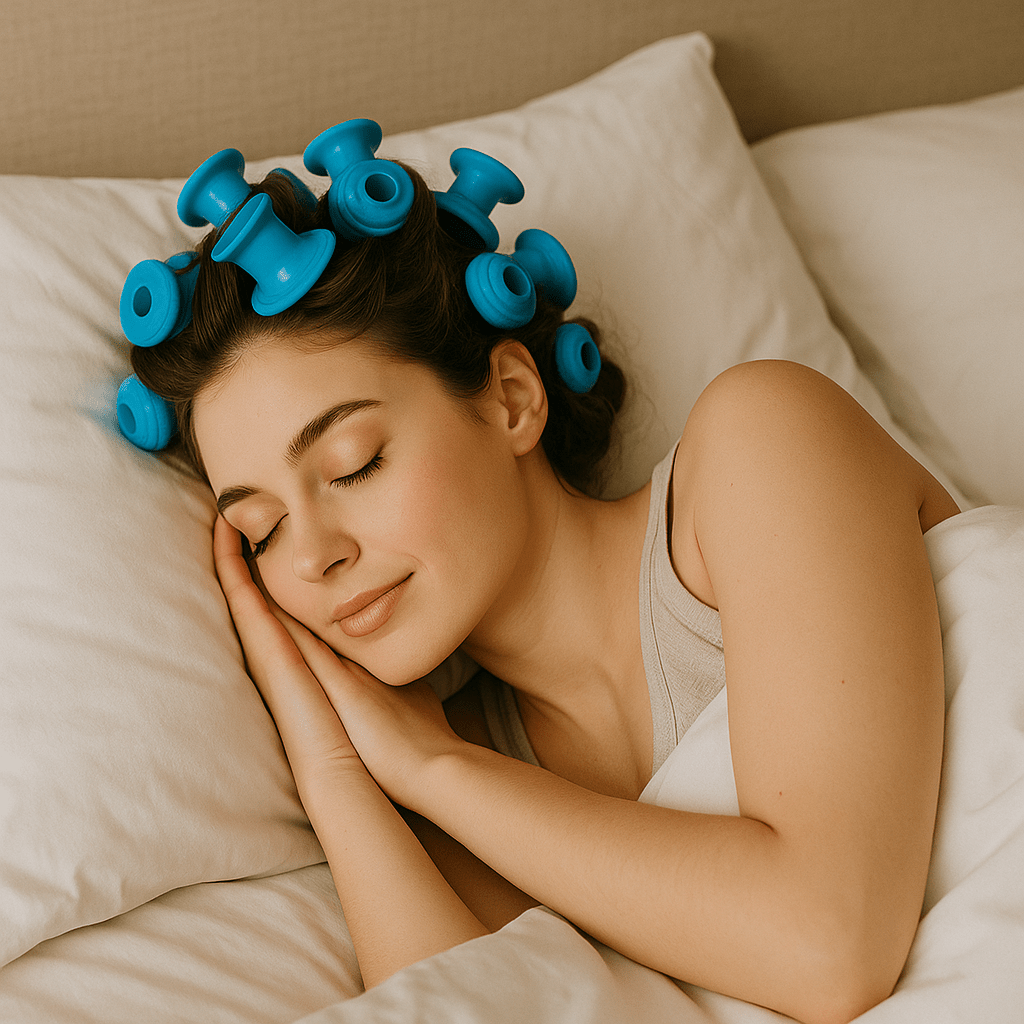 Bigoudis en Silicone - Boucles Naturelle en dormant - Cheveu Soyeux