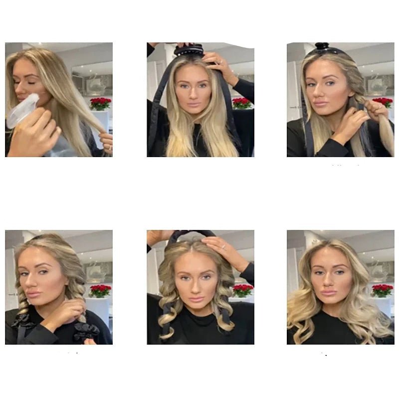 Bigoudis pour cheveux - Boucles sans chaleur - Cheveu Soyeux