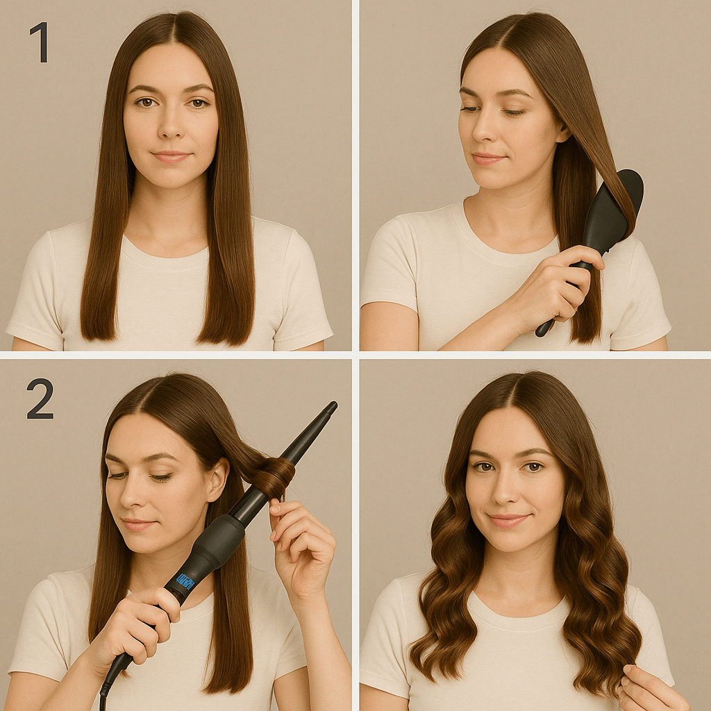 Boucleur cheveux- Conique Professionnel - Cheveu Soyeux