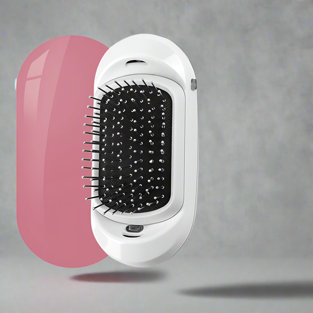 Brosse Massante Cuir Chevelu – Compacte et Vibrante - Cheveu Soyeux