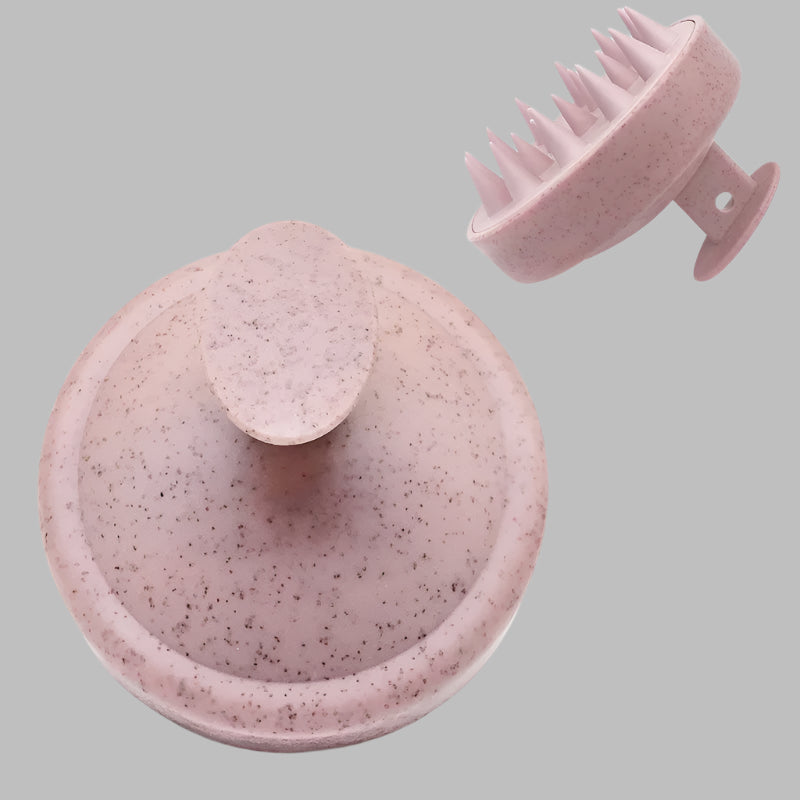 Brosse pour cheveux, brosse rose massage avec picots, conçue pour stimuler le cuir chevelu
