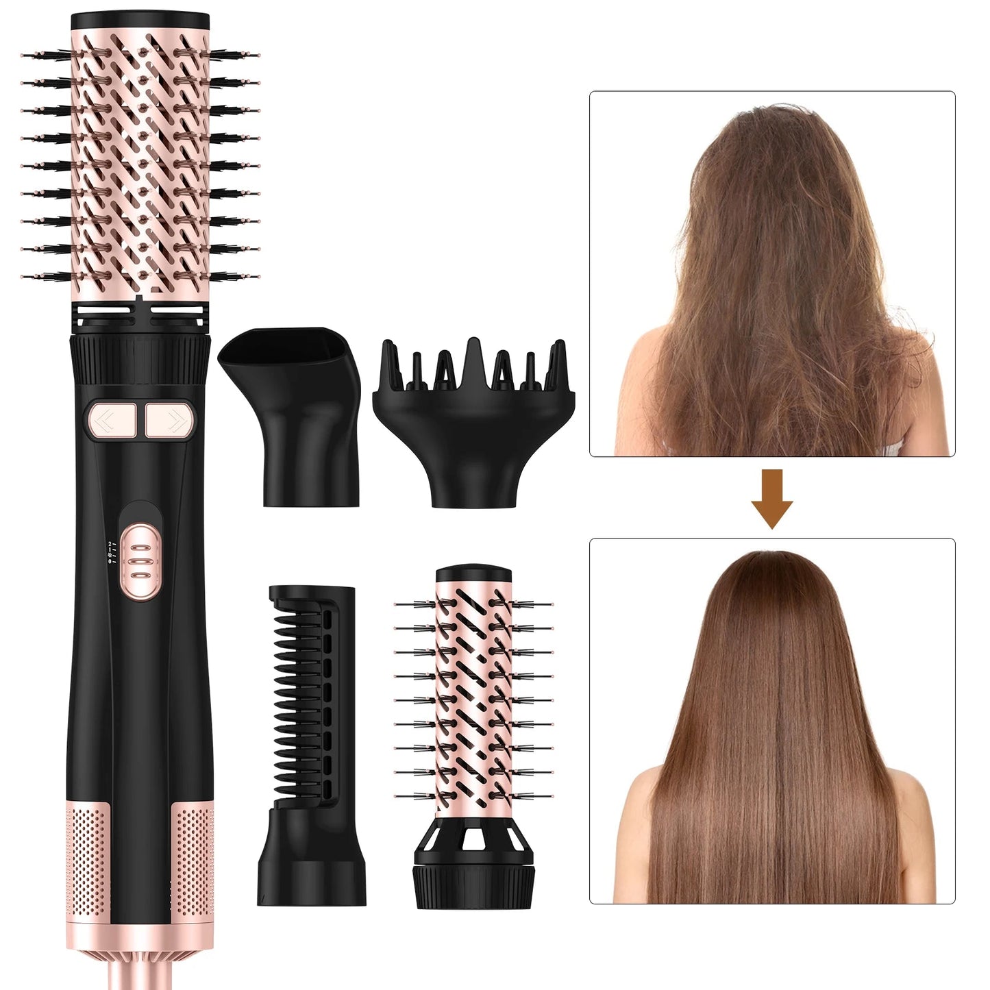 Brosse soufflante - Multifonction - Cheveu Soyeux