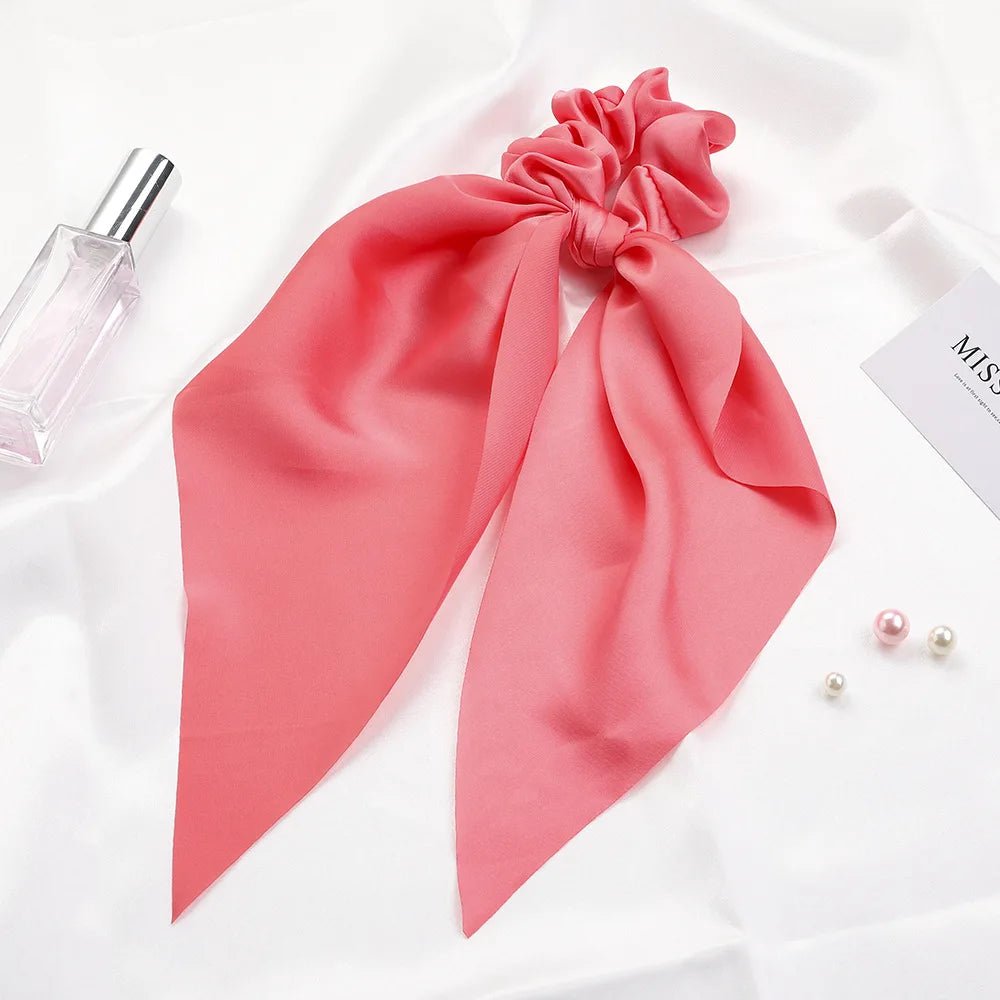 Chouchou cheveux - Elastique avec foulard - - Cheveu Soyeux