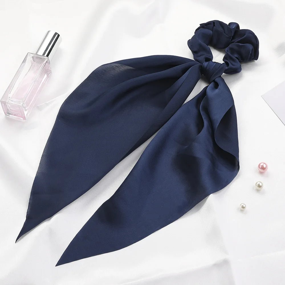 Chouchou cheveux - Elastique avec foulard - - Cheveu Soyeux