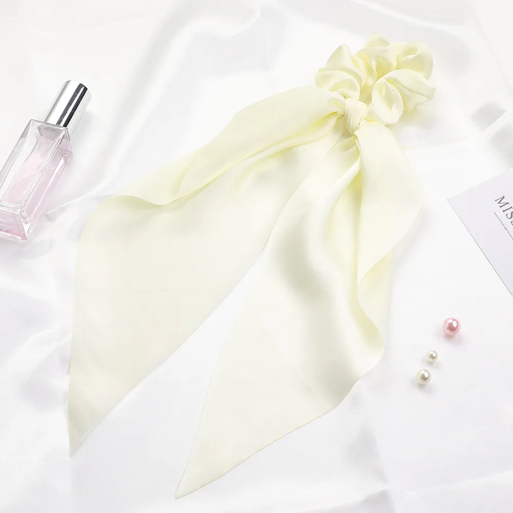 Chouchou cheveux - Elastique avec foulard - - Cheveu Soyeux