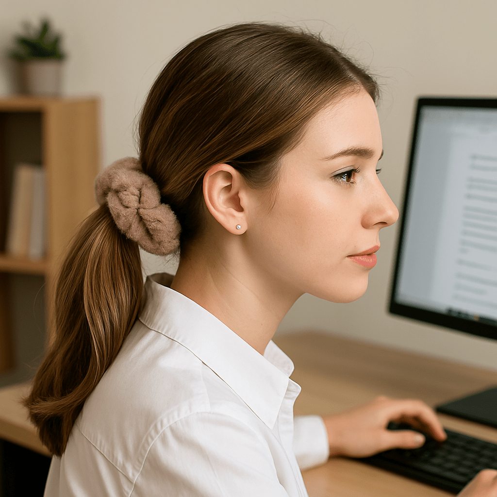 Chouchou doux pour les cheveux - Cheveu Soyeux