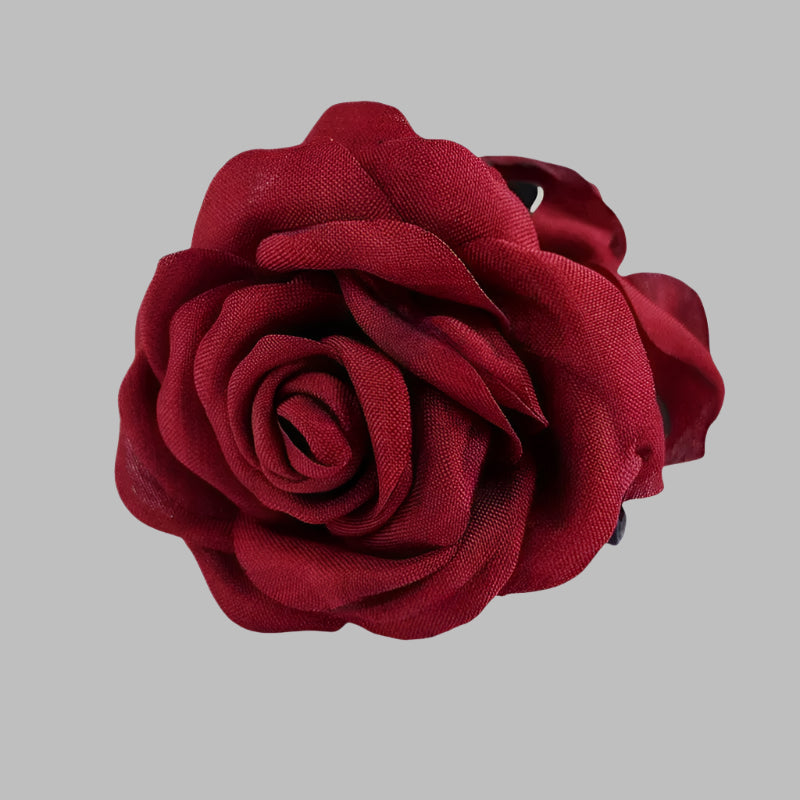 Pince cheveux fleur - Rose Romantique - Cheveu Soyeux