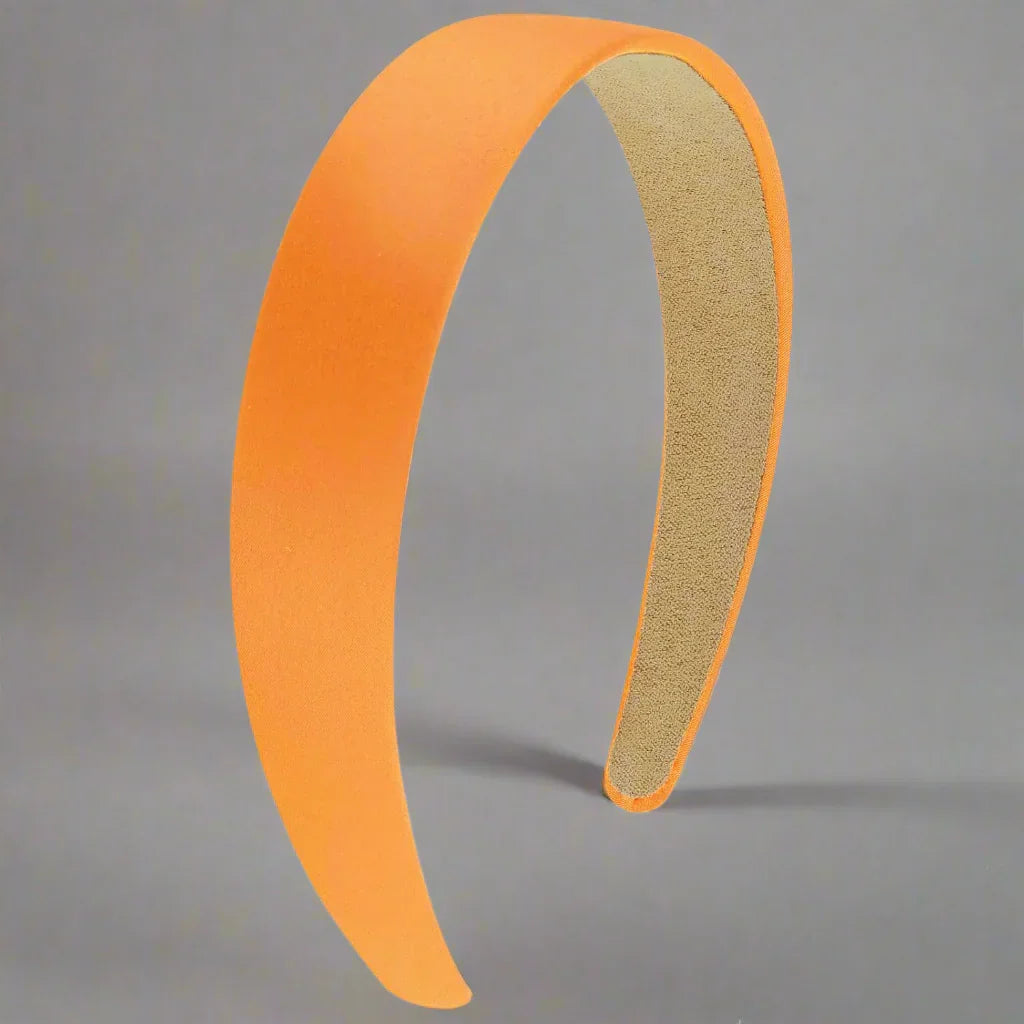 Serre tete pour femme- SilkBandâą - Orange - Cheveu Soyeux