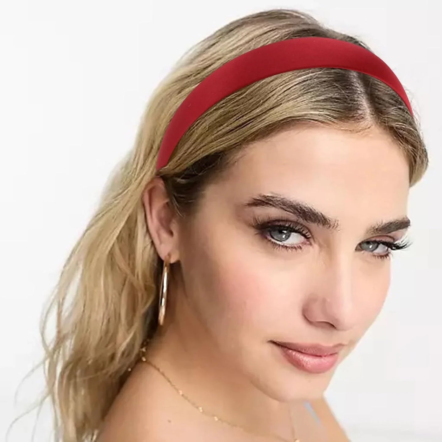 Serre-tête satin- SilkBand™ - Rouge Vin - Cheveu Soyeux